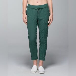Lululemon Street to Studio Pant Unlined Forest Green - Size 6